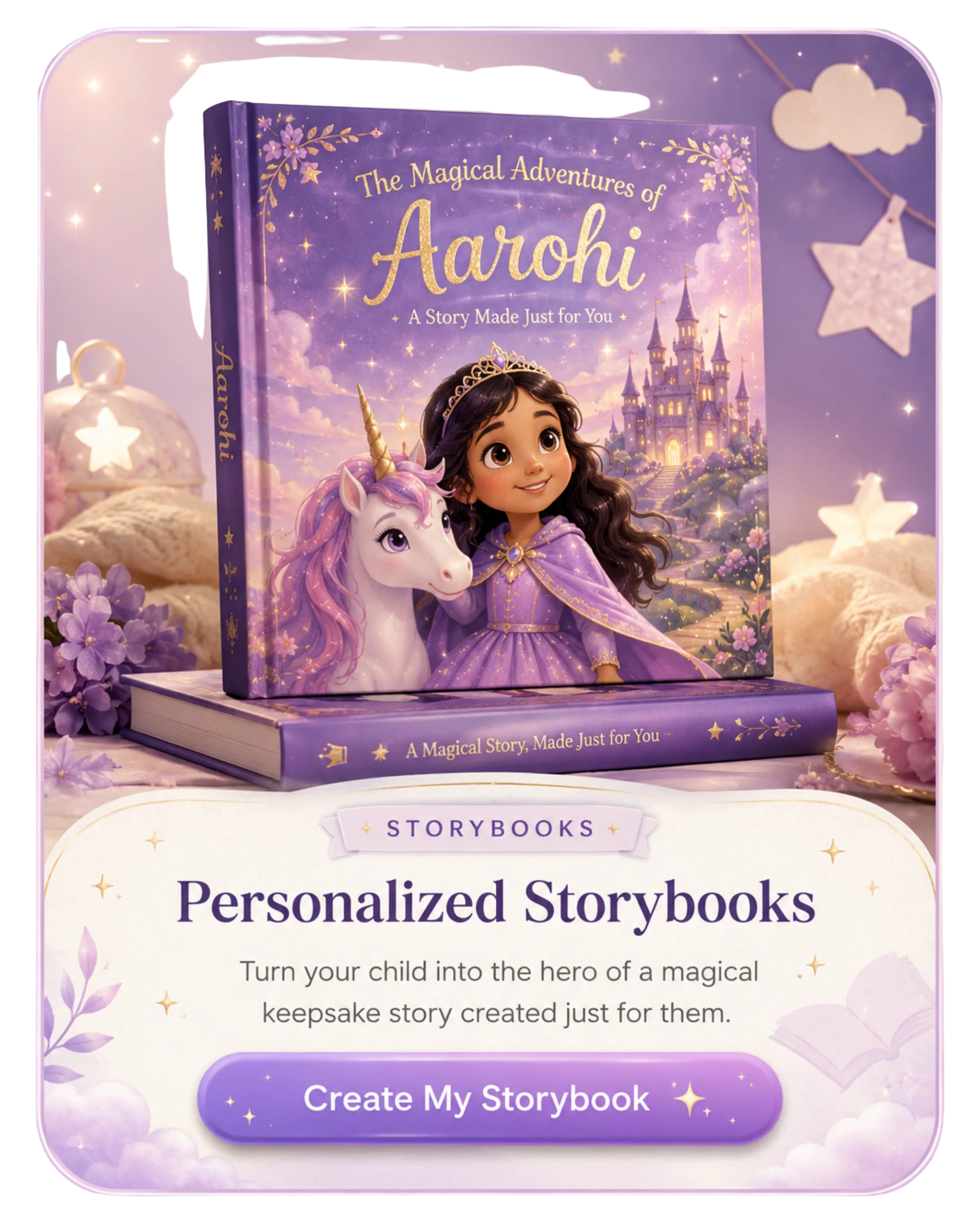 Personalized Storybooks — turn your child into the hero of a magical keepsake story made just for them