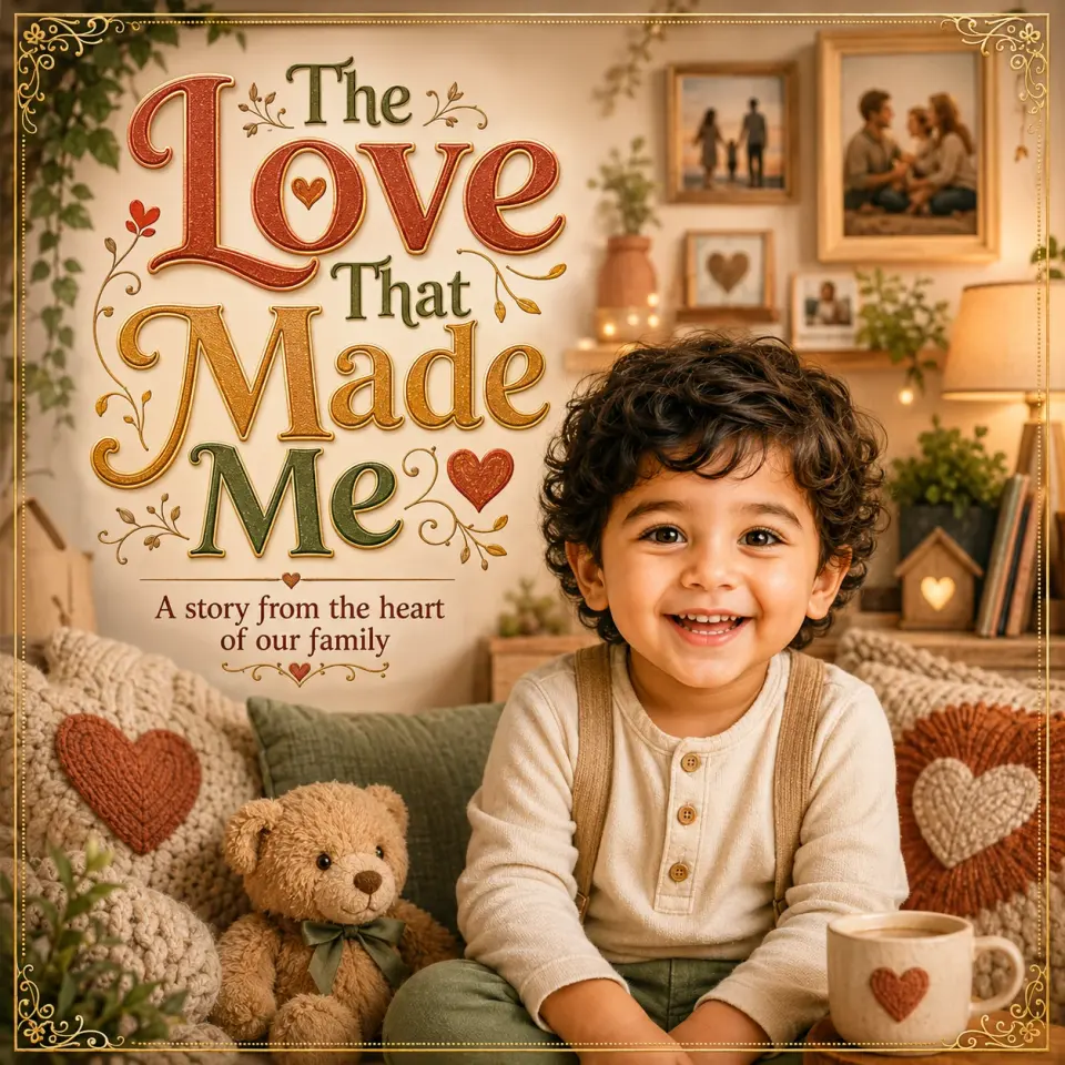 The Love That Made Me personalized storybook cover for kids