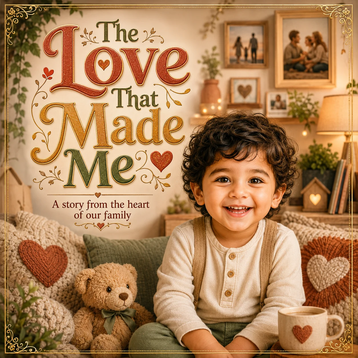 The Love That Made Me personalized storybook cover for kids